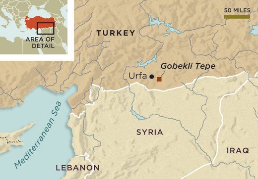 Gobekli Tepe map