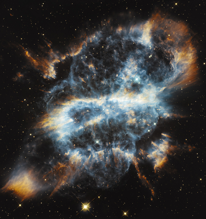 the ejection of mass from the star