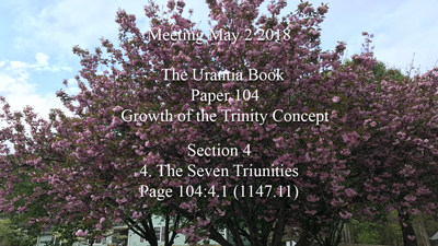 Paper 104 - Growth of the Trinity Concept
