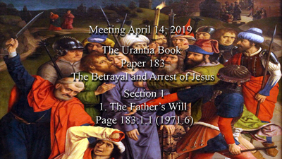 Paper 183 - The Betrayal and Arrest of Jesus/></a></td>
                  </tr>
                  <tr>
                    <td width=