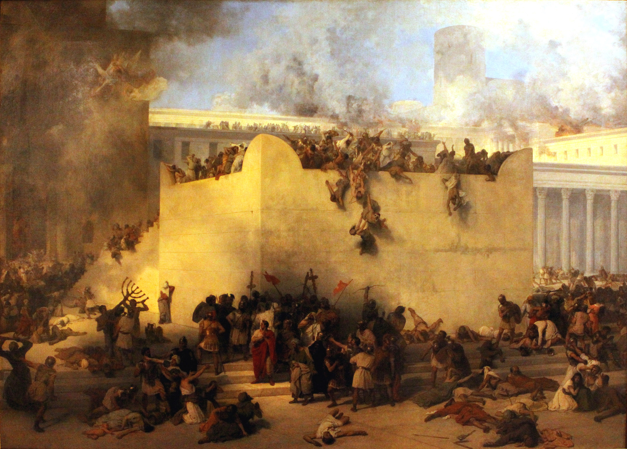 Distruction of the Temple, Francesco Hayes, Venezia 1791 – Milano 1882