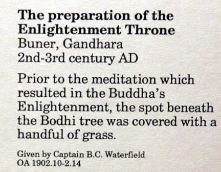 The preparation of the Enlightenment Throne.