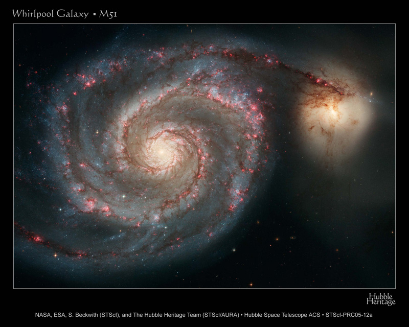 Large Whirlpool Galaxy M51 