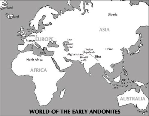 andonite map
