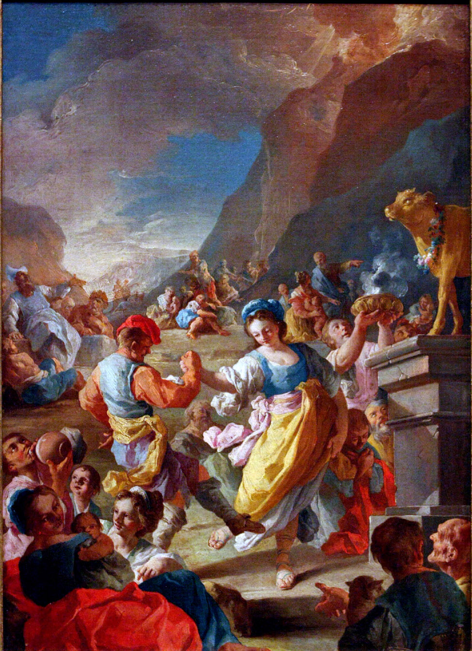 The Israelites Worshiping the Golden Calf