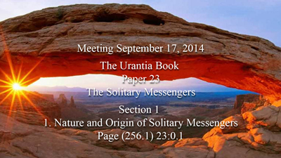 The Solitary Messengers,